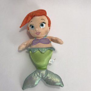 Disney Babies Stuffed Plush Toy Ariel The Little Mermaid Disneyland Parks 15"